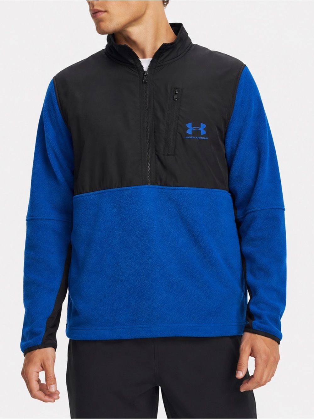 Under Armour Loose Fit Fleece Quarter Zip Pullover Men’s Large Sweatshirt